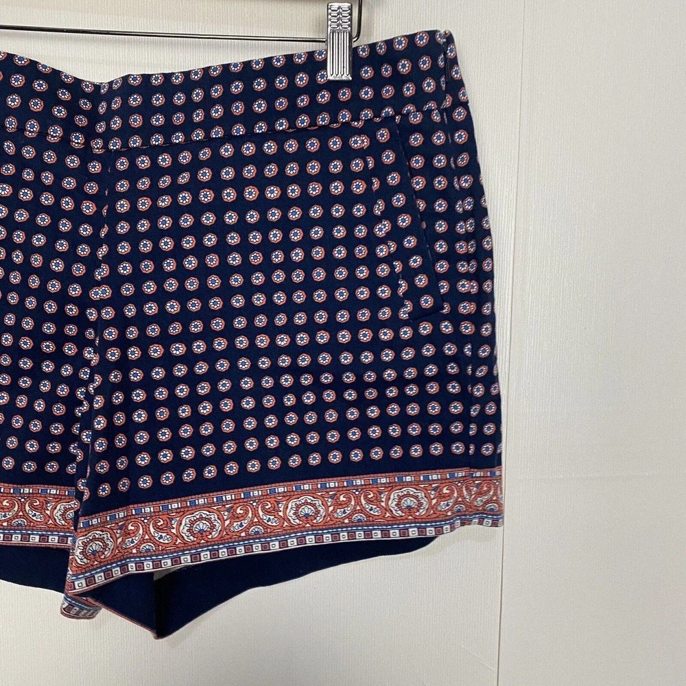 J. Crew Women’s Multicolor Floral Shorts 100% Cotton Short Size 14. - Picture 2 of 12